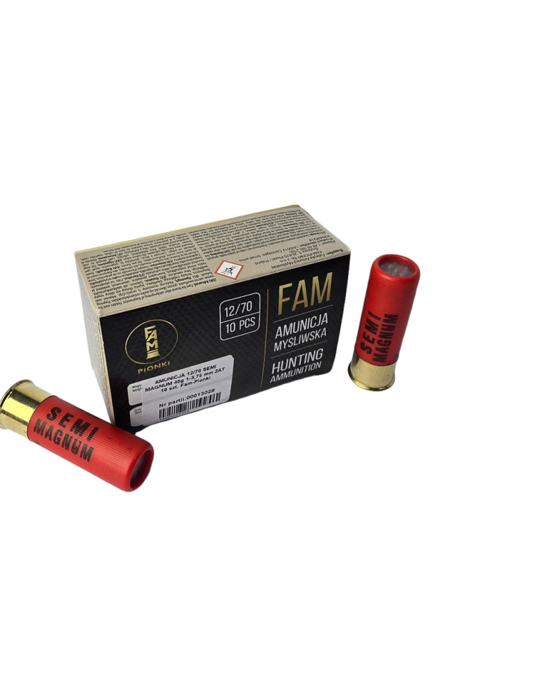 Amunicja 12/70 SEMI MAGNUM 40g 1-3,75 mm ZAT Fam-Pionki