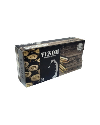 Amunicja Medef Venom 9x19 mm FMJ 7,5g (115gr)