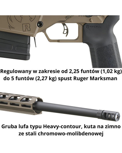 Karabin Ruger Precision Rifle 26" Cerakote Bronze .338 Lapua Magnum