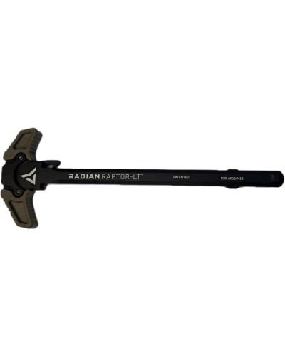 Lekka obustronna dźwignia przeładowania AR15/M16 Radian Raptor-LT - FDE polimerowa