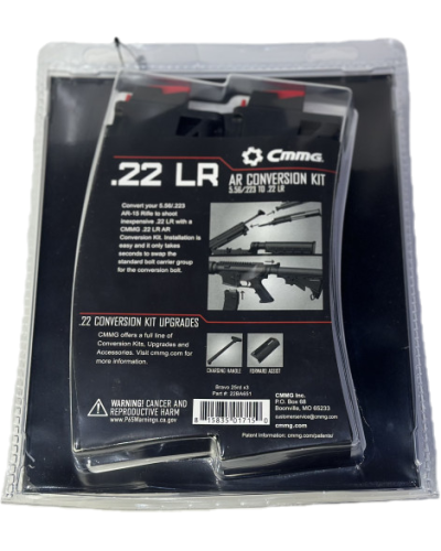 Zestaw BRAVO do konwersji AR-15 na AR 22LR - zespół suwadła (zamek + lufa z komora nabojową ) + 3 magazynki 25 nab. CMMG