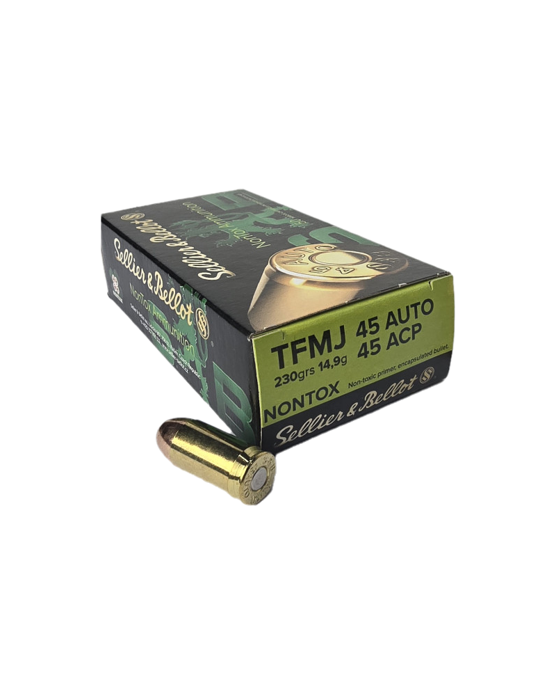 Amunicja S&B kal. 45 AUTO TFMJ Nontox 14,9g (230gr)