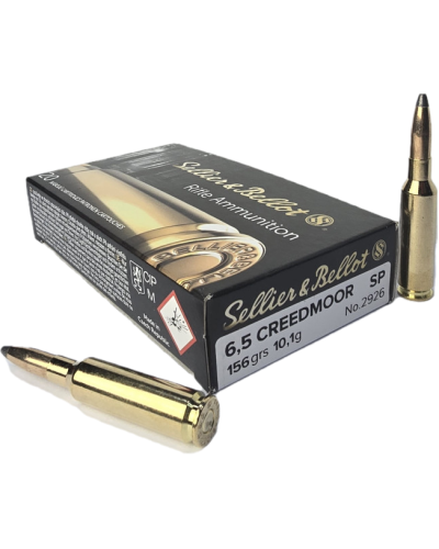Amunicja S&B kal. 6,5 Creedmoor SP 10,1g (156gr)