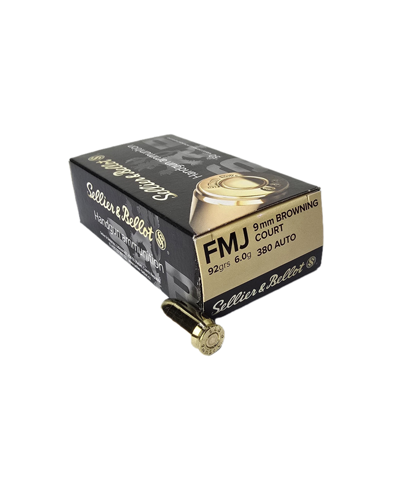 Amunicja S&B kal. 9x17 Brow. (380 Auto) FMJ 6.0g 92gr