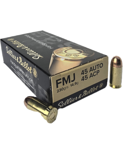 Amunicja S&B kal. 45 Auto FMJ 14,9g 230gr