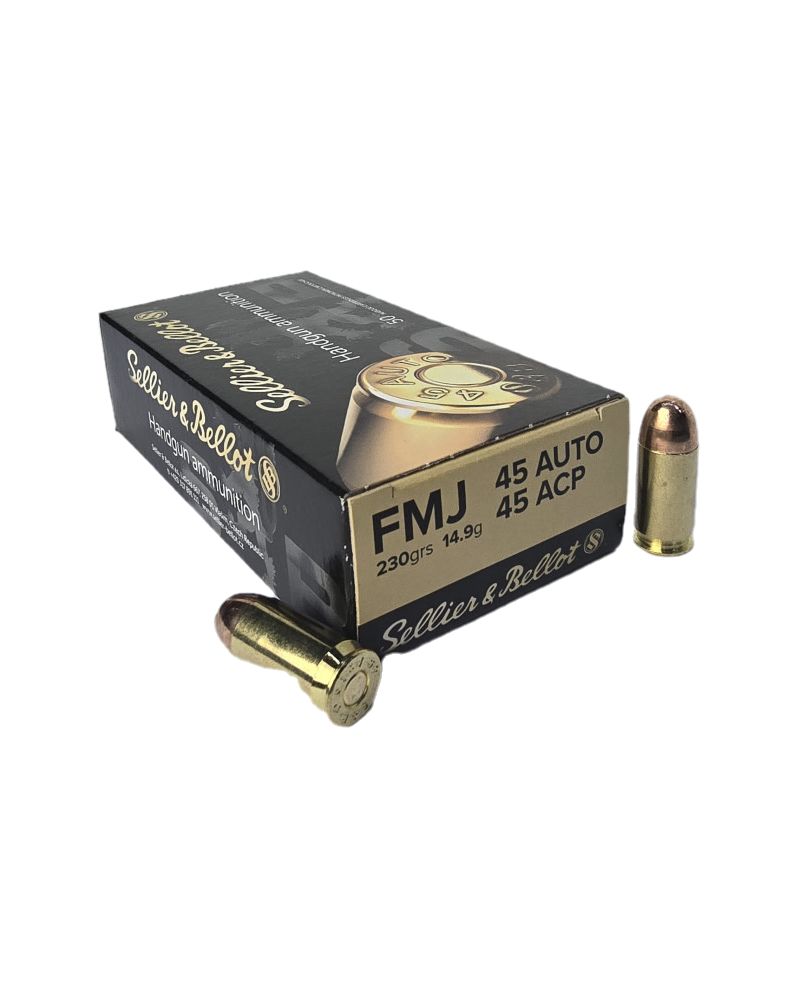 Amunicja S&B kal. 45 Auto FMJ 14,9g 230gr