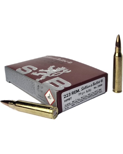Amunicja S&B kal. 223 Rem HPBT 5g 77gr