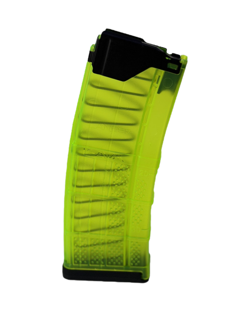 Lancer Magazynek 30 nabojowy do AR15 Przźroczysty Alien Green
