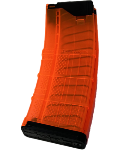 Lancer Magazynek 30 nabojowy do AR15 Przeźroczysty Blaze Orange