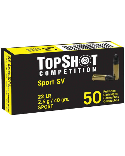 Amunicja TopShot 22LR Competition Black Sport SV 2,6g (40gr)