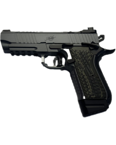 Pistolet samopowtarzalny KIMBER KDS9C Gray (RL) OD/BLK HIGH TEX- GRIPS 15/18RD  kal 9x19mm