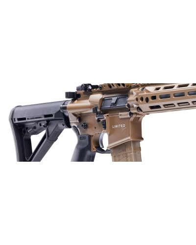 Karabinek semi-auto Daniel Defense  DD4  M4A1 RISIII FDE SANDSTORM, Lufa 14,5" 12,5" M-LOK FDE , Riflespeed Gas Block, HUXWRX Fl