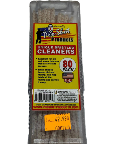 Pro-Shot Wyciorki do rurek 80szt BC-80