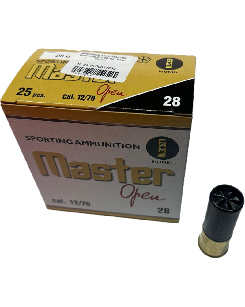 Amunicja 12/70 Master Open 28g 9-2,00 mm Fam-Pionki