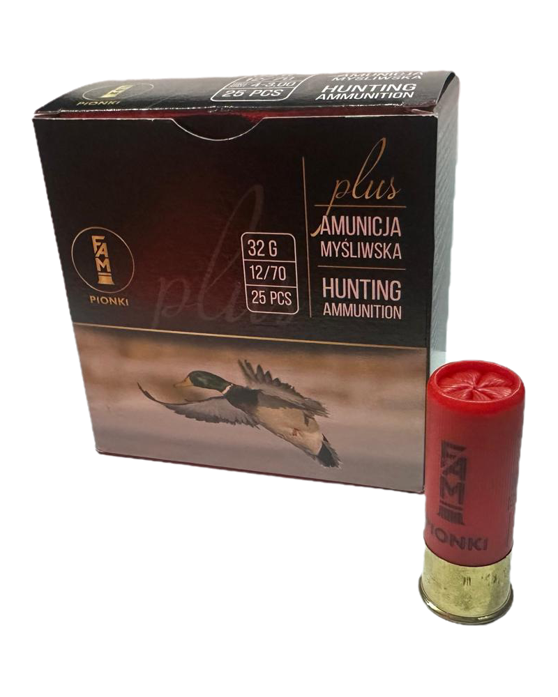 Amunicja 12/70 FAM PLUS 32g 4-3,00 mm GW Fam-Pionki