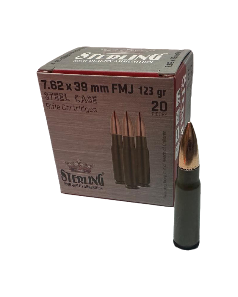 Amunicja 7,62x39mm Sterling 123gr FMJ 