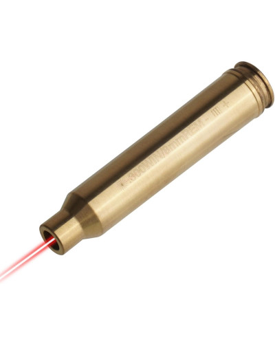 VipeRay - Nabój laserowy .300 Win. Mag. - Czerwony laser - Mosiężny - SCBCR-08