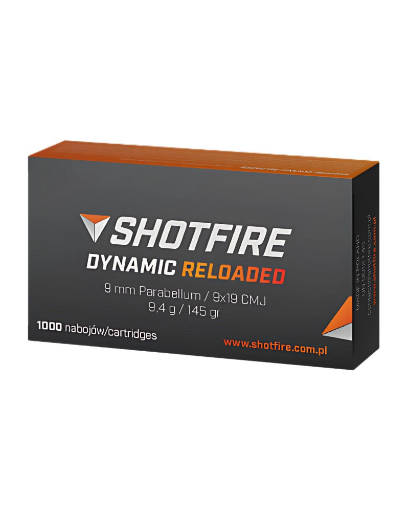 Amunicja Shotfire Dynamic kal. 9x19mm 9,4g (145gr) CMJ