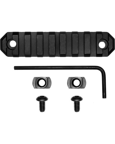 GrovTec Szyna M-LOK Picatinny 9 slotów (9.5 cm) czarny GTSW238