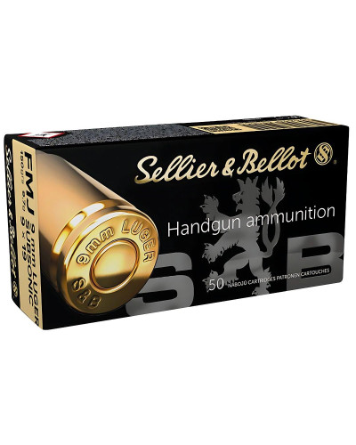 Amunicja S&B kal.9x19 Luger FMJ Subsonic 9,7g (150gr)