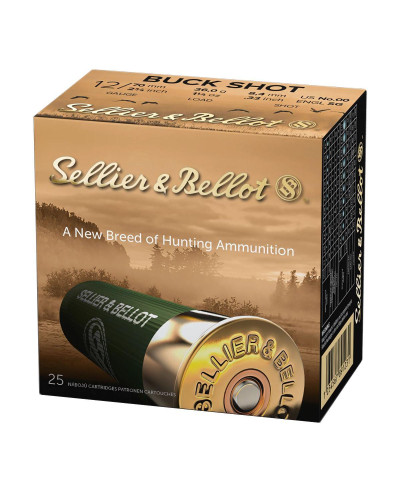 Amunicja S&B  kal.12/70 Buck Shot 36g 8,43mm 