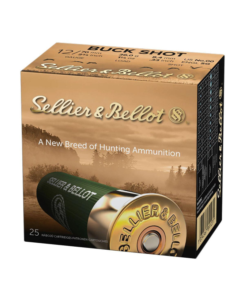 Amunicja S&B  kal.12/70 Buck Shot 36g 8,43mm