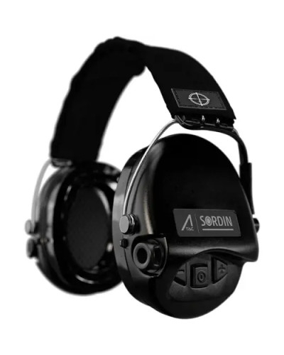 Słuchawki aktywne Ace Sordin czarne - SOR 004708