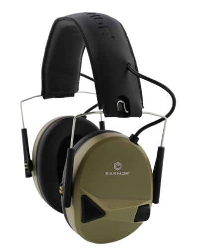 Aktywne ochronniki słuchu Earmor M30-FG zielone