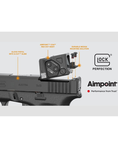 Pistolet Glock 45 COA (MOS 08/FS/Combo) Aimpoint