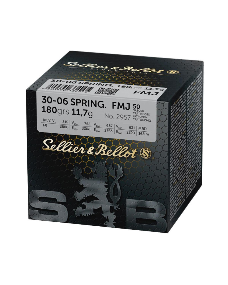 Amunicja S&B Kal. 30-06 FMJ 11,7g (180gr)