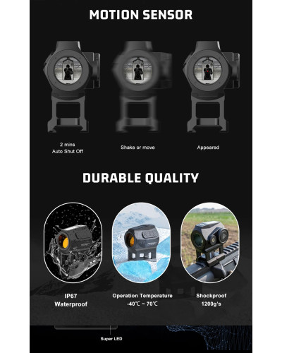 Kolimator CHERNO mini 1x23 MTR SP RWD52