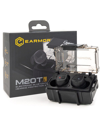 Aktywne Ochronniki Słuchu Earmor M20T PRO CZARNE