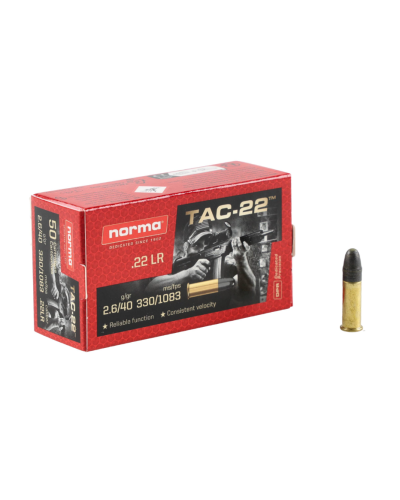 Amunicja Norma Tac-22 kal.22LR 2,6g (40gr)
