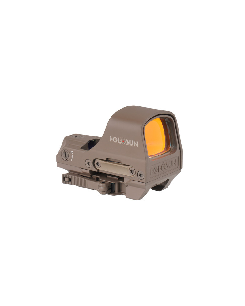 Holosun - Kolimator Open Reflex HS510C Multi Reticle - Solar Panel - FDE - HS510C-FDE-R