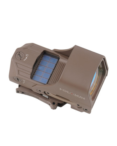 Holosun - Kolimator Open Reflex HS510C Multi Reticle - Solar Panel - FDE - HS510C-FDE-R