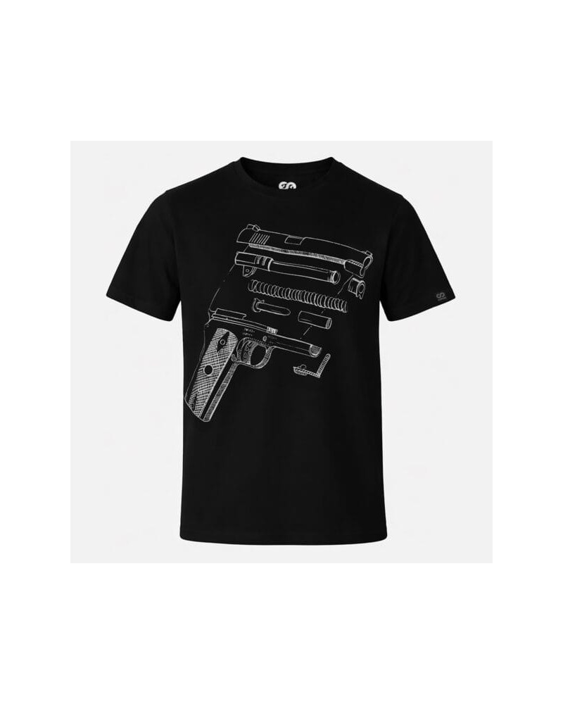 T-shirt męski OffdutyWear Onyx Black Sidearm