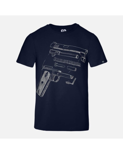 T-shirt męski OffdutyWear Navy Blue Sidearm