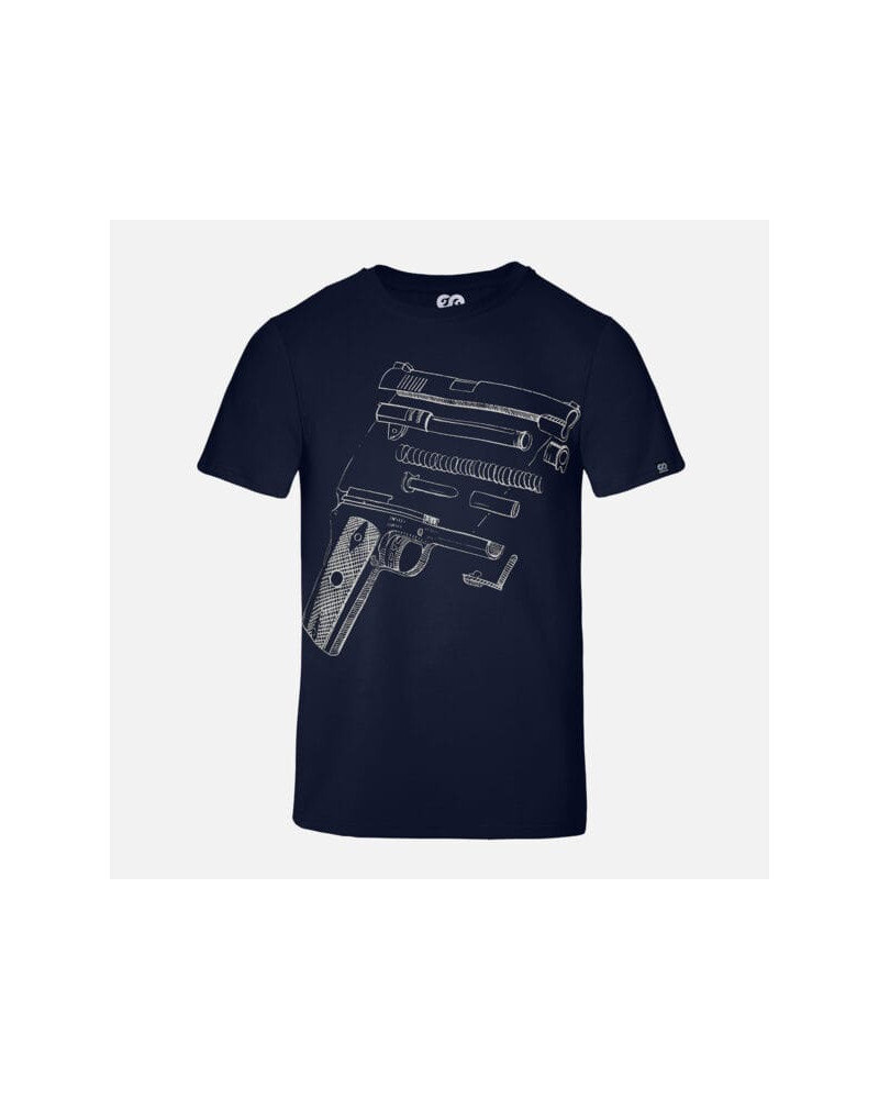 T-shirt męski OffdutyWear Navy Blue Sidearm