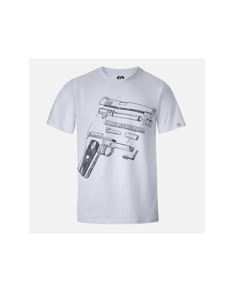 T-shirt męski OffdutyWear Arctic White Sidearm
