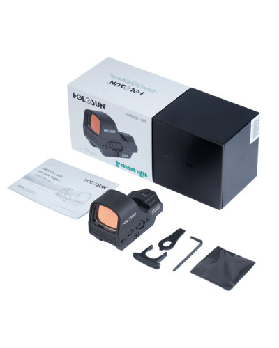 Holosun - Kolimator HE510C-GR Elite Multi Reticle Green Dot - Solar Panel - Green Dot - Czarny - HE510C-GR