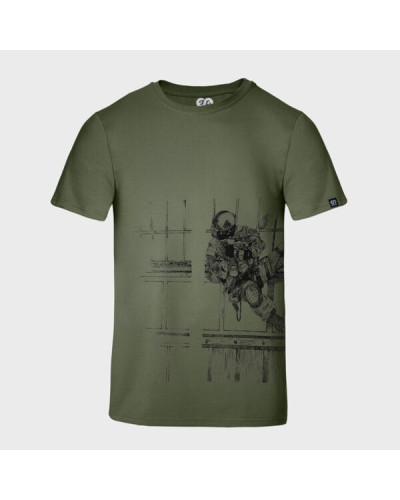 T-shirt męski OffdutyWear Ranger Green Rope