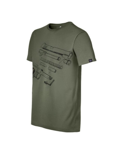 T-shirt męski OffdutyWear Ranger Green Sidearm