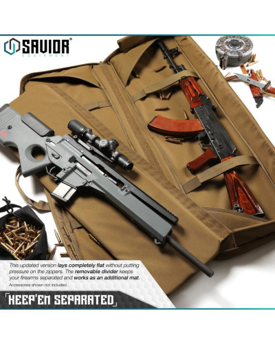 Savior - Torba Double Rifle Bag - American Classic - 51" - Tan - RB-5112DG-V1-TN