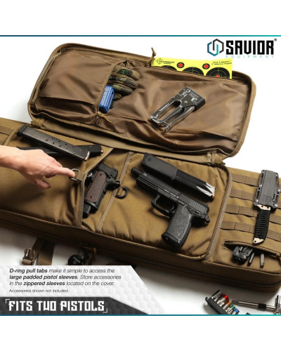 Savior - Torba Double Rifle Bag - American Classic - 51" - Tan - RB-5112DG-V1-TN