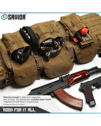 Savior - Torba Double Rifle Bag - American Classic - 51" - Tan - RB-5112DG-V1-TN
