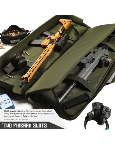 Savior - Torba Double Rifle Bag - American Classic - 51" - Zielona - RB-5112DG-V1-OG