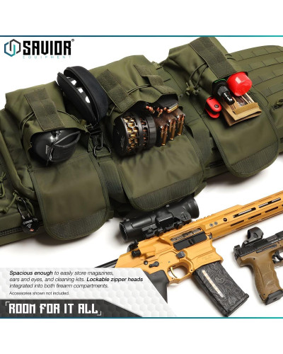 Savior - Torba Double Rifle Bag - American Classic - 51" - Zielona - RB-5112DG-V1-OG