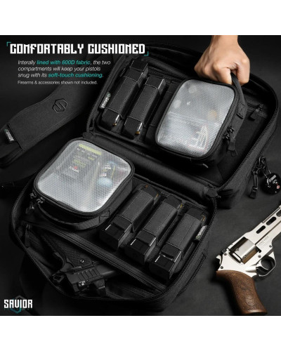 Savior - Mini Pistol Range Bag Specialist - Czarny - RA-DGSPWS-MINI-BK
