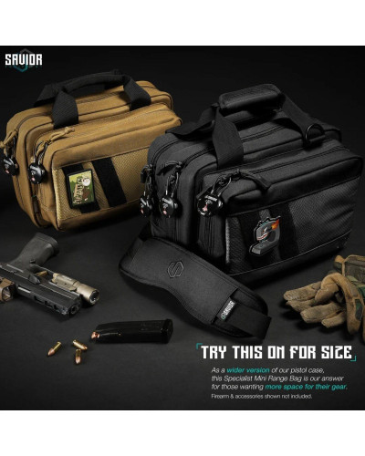 Savior - Mini Pistol Range Bag Specialist - Czarny - RA-DGSPWS-MINI-BK