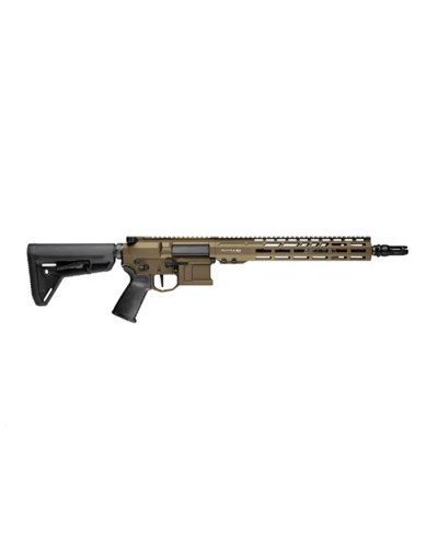Karabinek semi-auto Blackout Dynamics SBR Dual Taper Lock-X Lufa 13,9" Wylde gwint 1:8,5R, Surefire Warcomp, Wypalony brąz